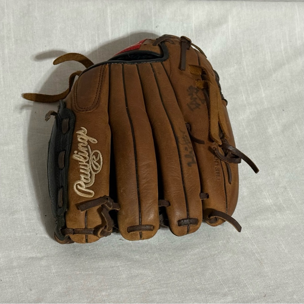 Rawlings D115PT 11.5” Leather Baseball Glove Brown Black
